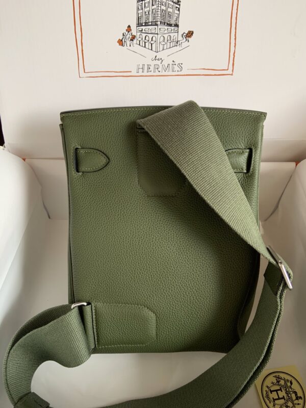 Hermes HAC A DOS Handbag – Green - Image 5