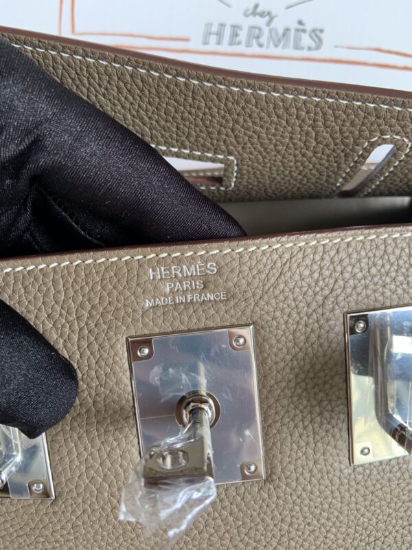 Hermes HAC A DOS Handbag - Elephant Gray - Image 2