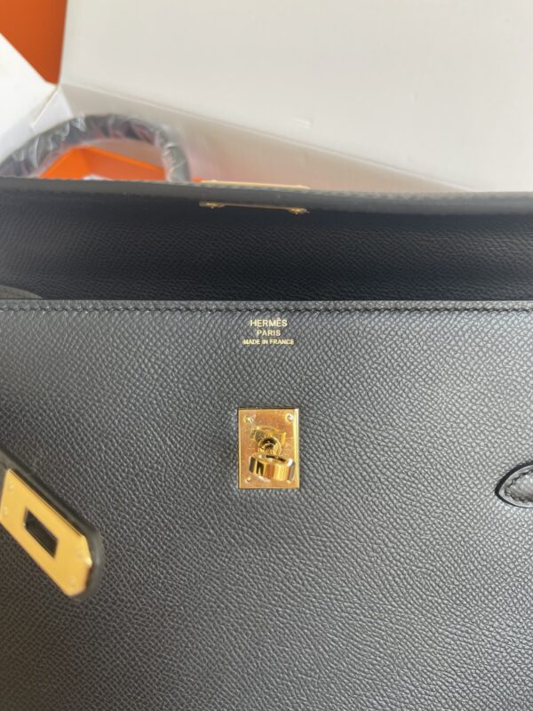 Hermes Kelly Pochette Handbag - Black - Image 2
