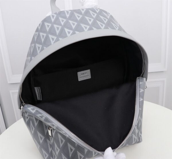 Dior Rider Diamond Graphic Backpack - Gray - Image 2