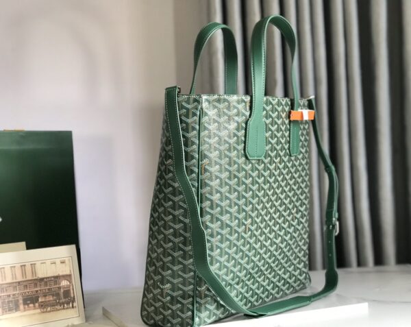 Goyard Voltaire Men's Tote Bag - Green - Image 5