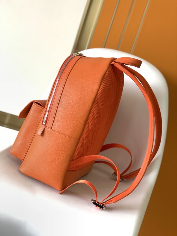 Louis Vuitton Full Leather Aerogram Backpack Series – Orange - Image 4