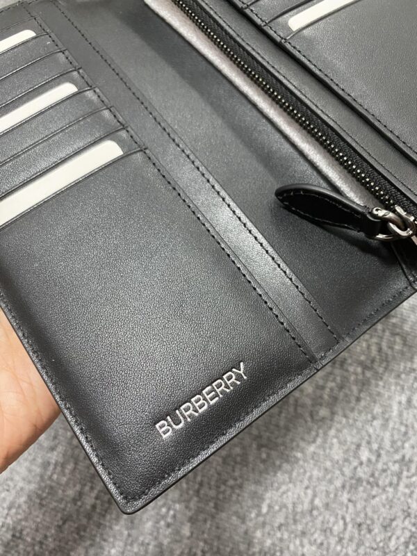 Burberry Charcoal Check Wallet - Black - Image 3