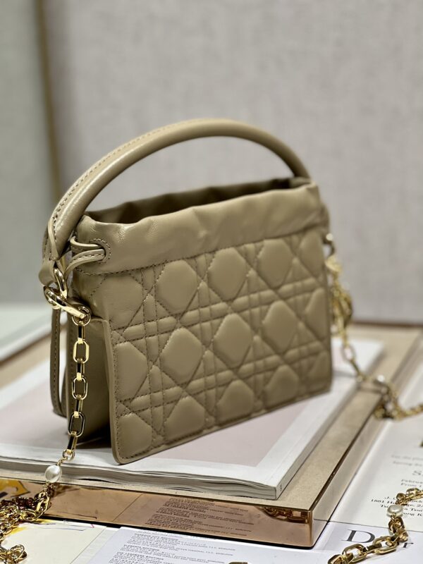 DIOR Lady Mini Bag - Apricot - Image 5