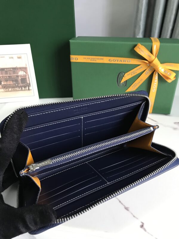 Goyard Matignon Large Long Wallet - Dark Blue - Image 3