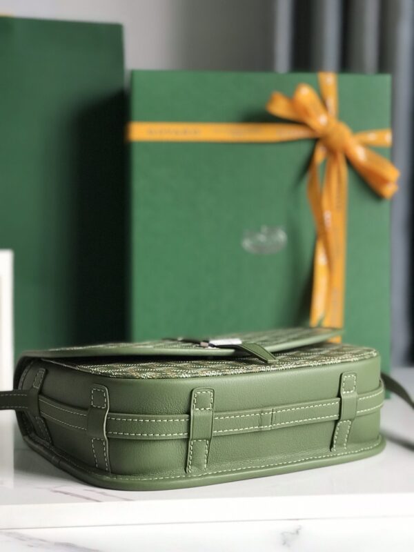 Goyard Belvédère Y-shaped Handbag - Khaki Green - Image 2