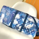 Louis Vuitton Keepall Bandoulière 50 Soft Travel Bag - Blue - Image 2