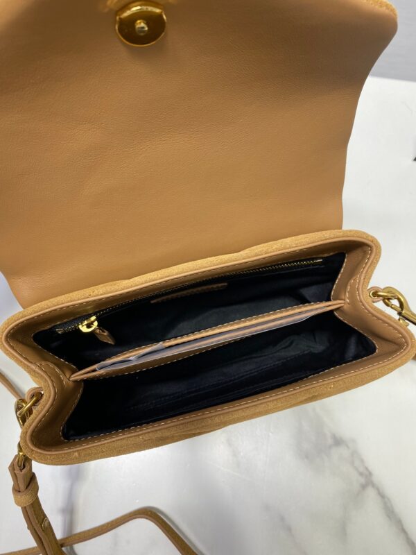 YSL LouLou Y-Shaped Large Shoulder Bag - Brown - Image 5