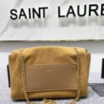 YSL Yves Saint Laurent Chain Handbag - Brown - Image 5
