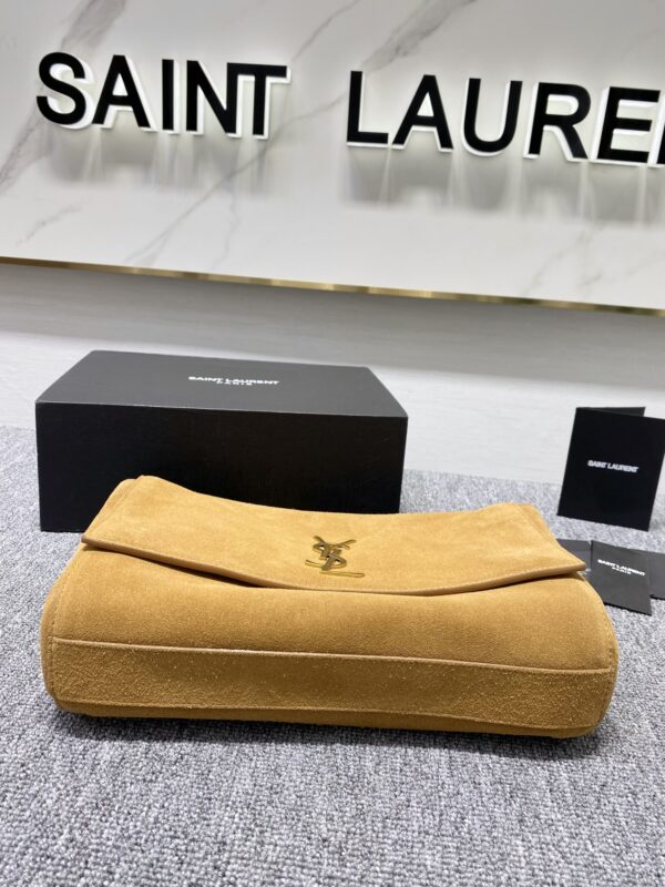 YSL Yves Saint Laurent Chain Handbag - Brown - Image 3