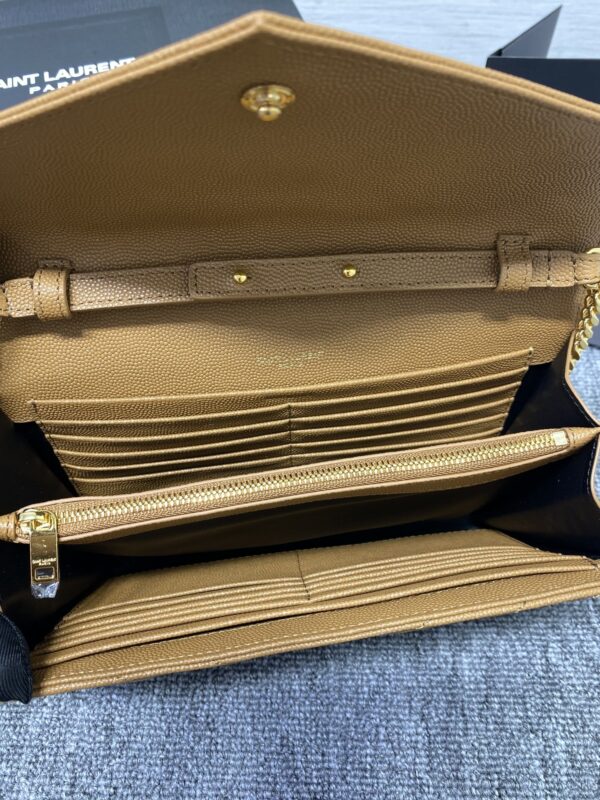 YSL Yves Saint Laurent Clutch Bag - Brown - Image 2