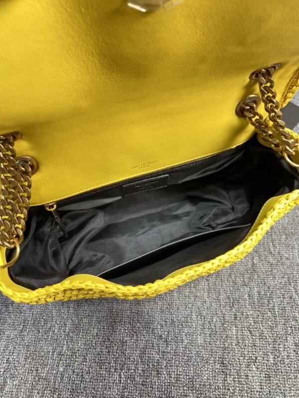 YSL NIKI Woven Bag - Yellow - Image 2