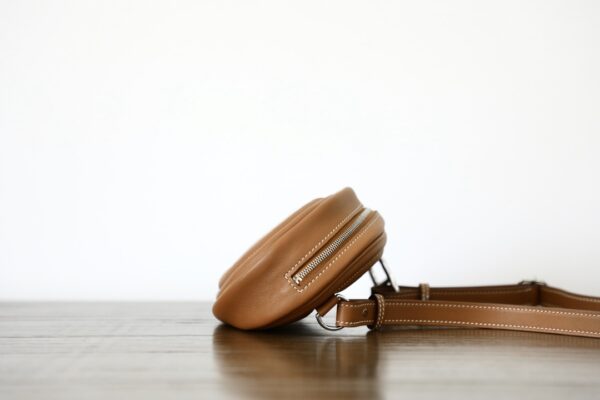 Hermes Loop Swift Waist Bag - Gold Brown - Image 3