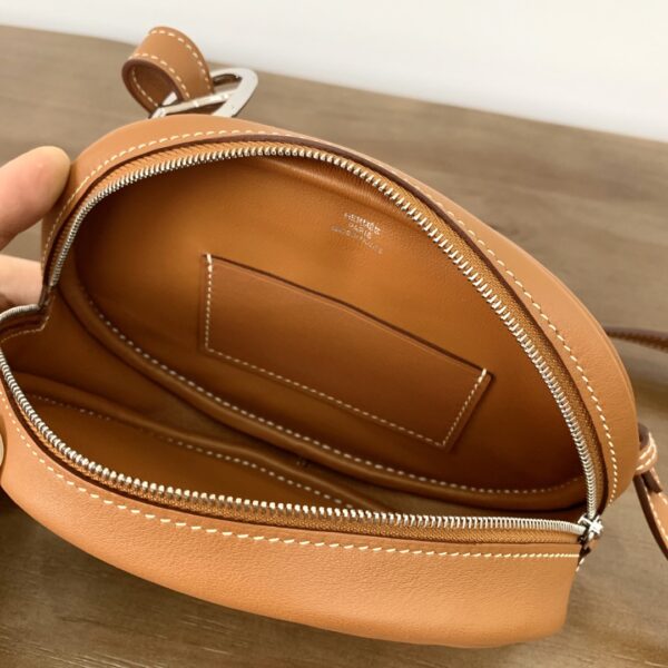 Hermes Loop Swift Waist Bag - Gold Brown - Image 2