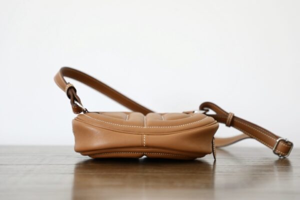Hermes Loop Swift Waist Bag - Gold Brown - Image 5