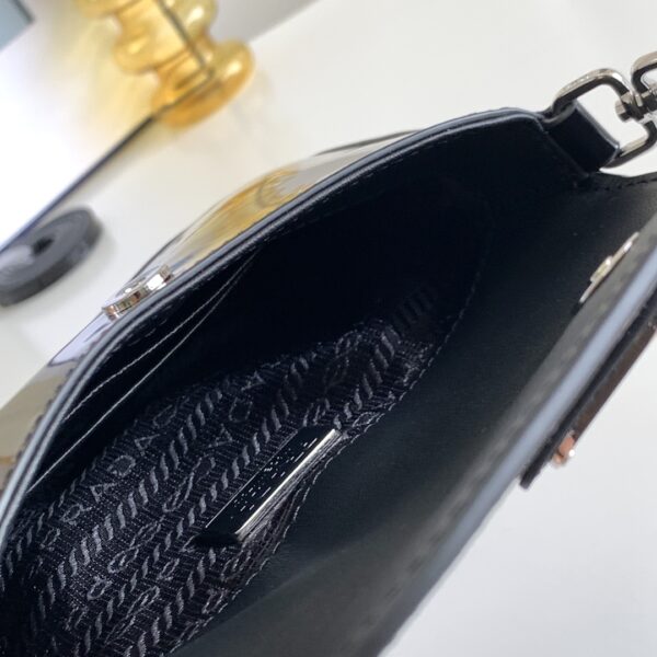 Prada Mini Flap Armpit Bag - Black - Image 2