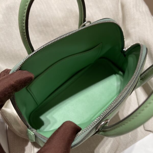 Hermes Mini Bolide Cute Little Shell Bag - Avocado Green - Image 2