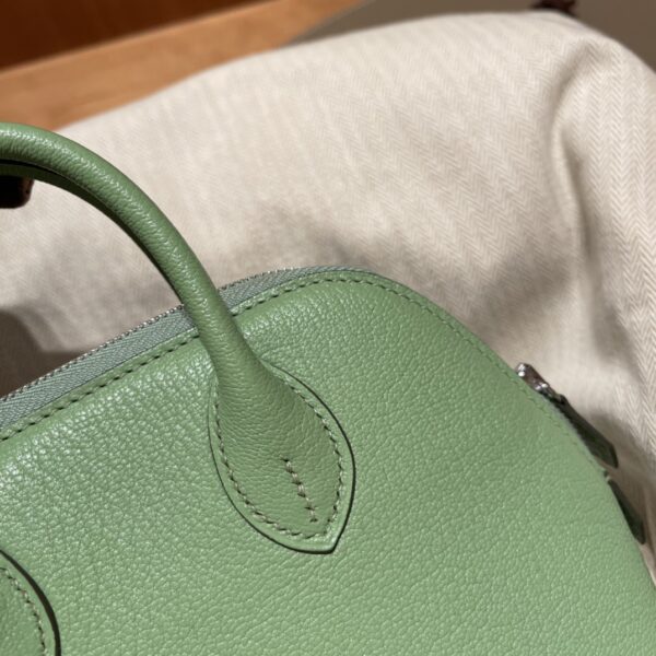 Hermes Mini Bolide Cute Little Shell Bag - Avocado Green - Image 5