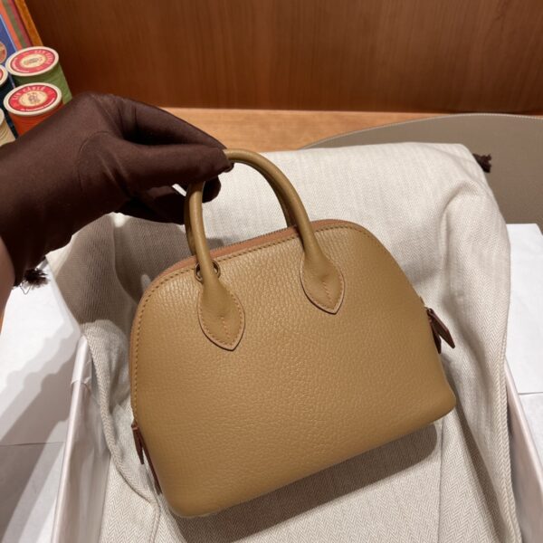 Hermes Mini Bolide Cute Little Shell Bag - Quebracho - Image 3