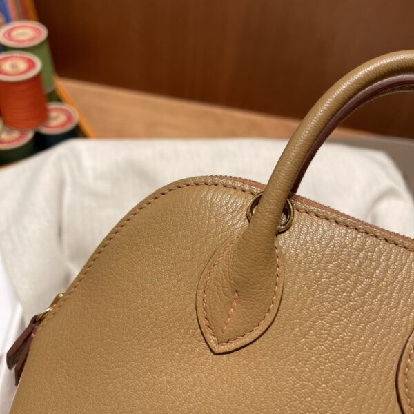 Hermes Mini Bolide Cute Little Shell Bag - Quebracho - Image 5