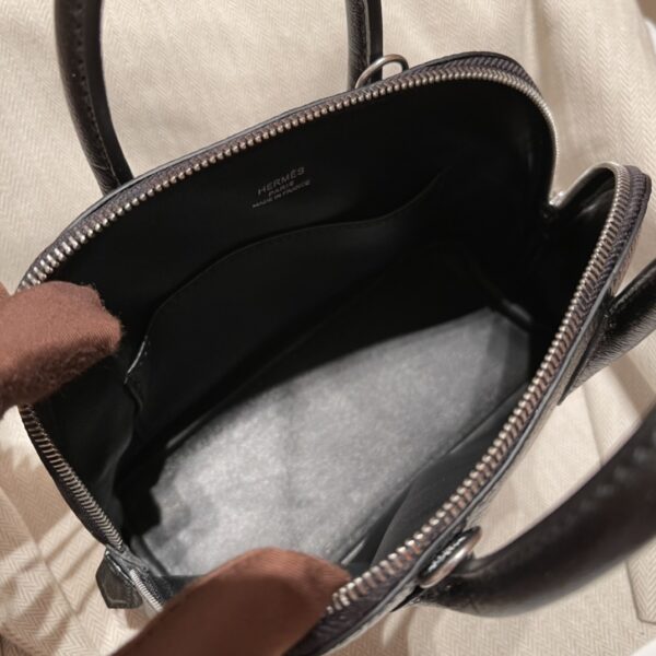 Hermes Mini Bolide Cute Little Shell Bag - Black Noir - Image 2