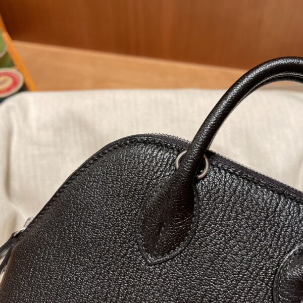 Hermes Mini Bolide Cute Little Shell Bag - Black Noir - Image 5