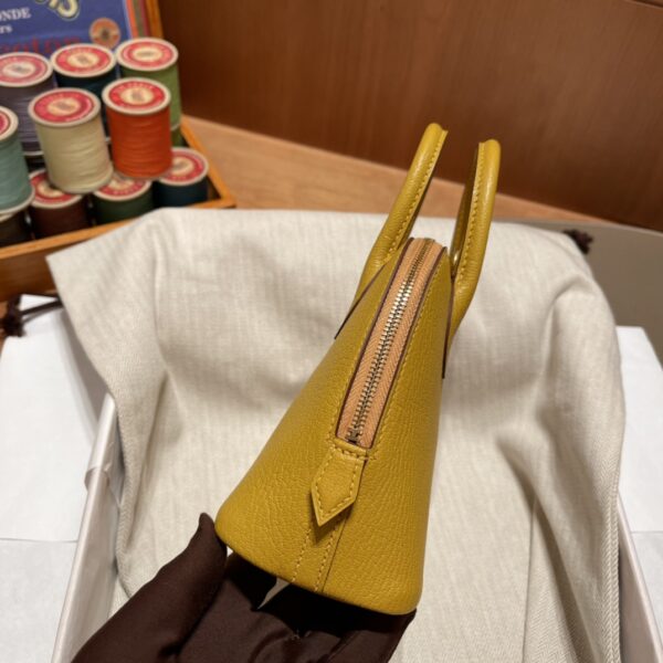 Hermes Mini Bolide Cute Little Shell Bag - Amber Yellow Jaune Amber - Image 4