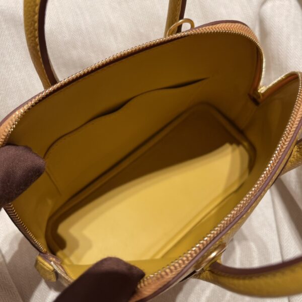 Hermes Mini Bolide Cute Little Shell Bag - Amber Yellow Jaune Amber - Image 2
