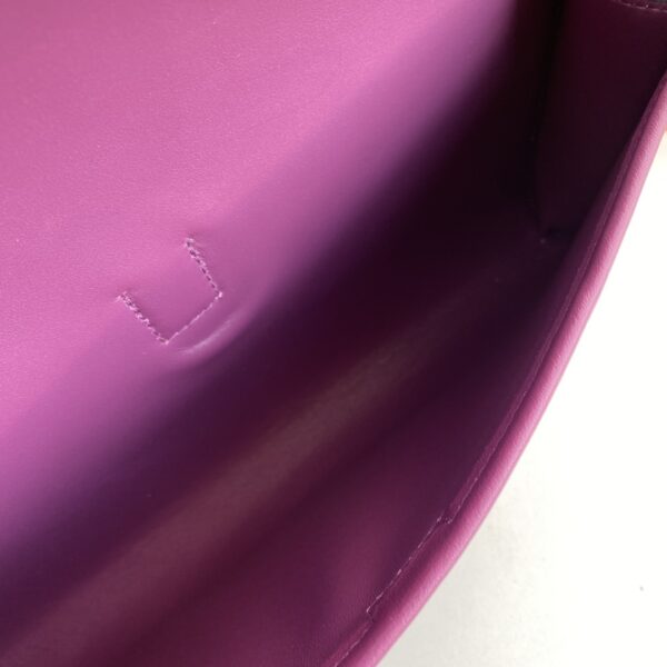 Hermes Jige Elan Clutch - Purple - Image 2