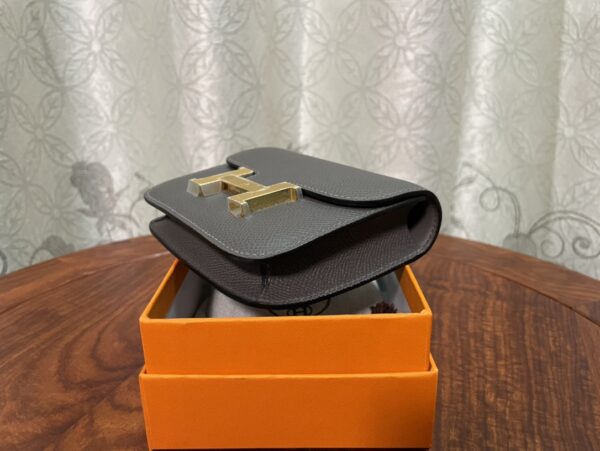 Hermes Kangkang Slim Wallet - Black - Image 2