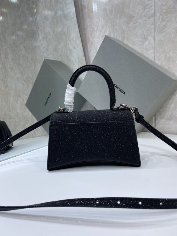 Balenciaga Heavy-Hitting Small Hourglass Bag - Black - Image 5