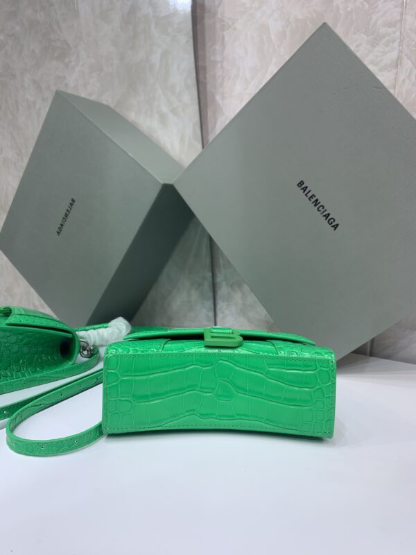 Balenciaga Heavyweight Hourglass Large Bag - Light Green - Image 5
