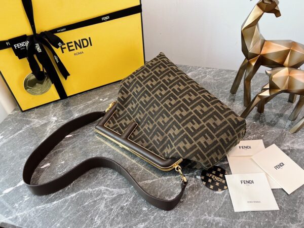 Fendi First Small Handbag - Black - Image 3