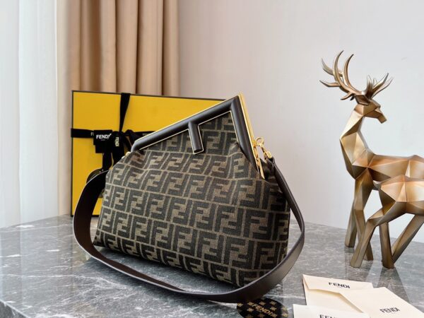 Fendi First Small Handbag - Black - Image 2