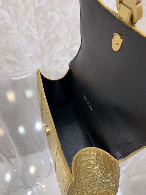 Balenciaga Heavyweight Hourglass Large Bag - Shimmery Gold - Image 5