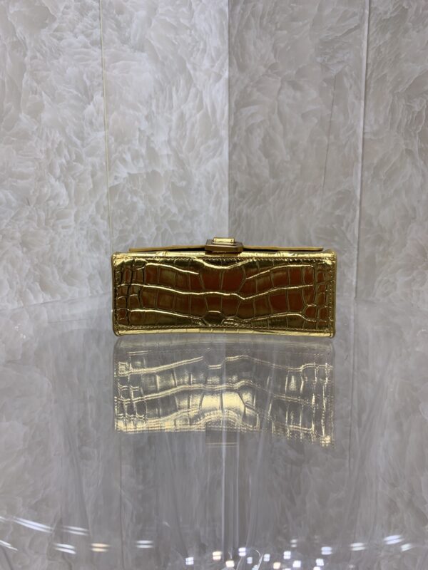 Balenciaga Heavyweight Hourglass Large Bag - Shimmery Gold - Image 3