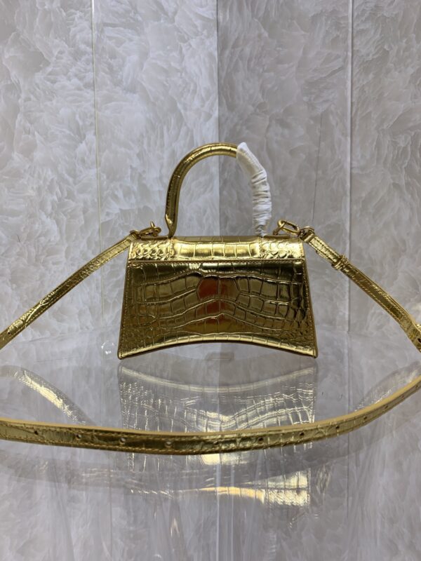 Balenciaga Heavyweight Hourglass Large Bag - Shimmery Gold - Image 2