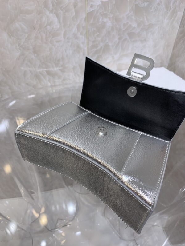 Balenciaga Heavyweight Hourglass Large Bag - Silver - Image 4