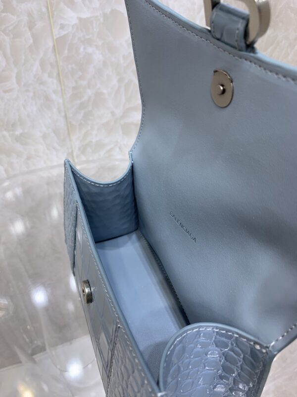 Balenciaga Heavyweight Hourglass Small Bag - Light Blue - Image 2