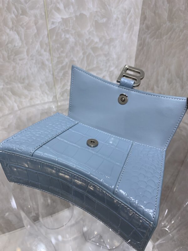 Balenciaga Heavyweight Hourglass Small Bag - Light Blue - Image 3