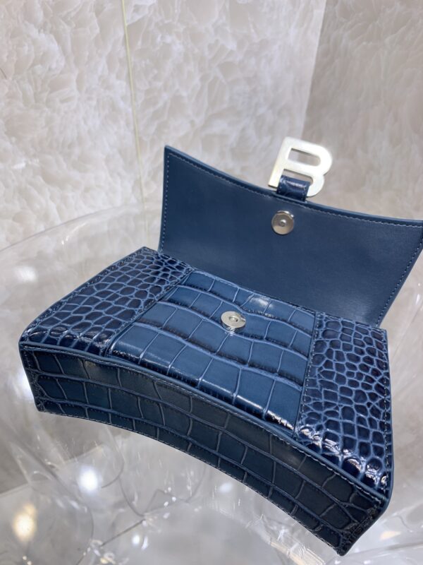Balenciaga Heavyweight Hourglass Large Bag - Dark Blue - Image 4