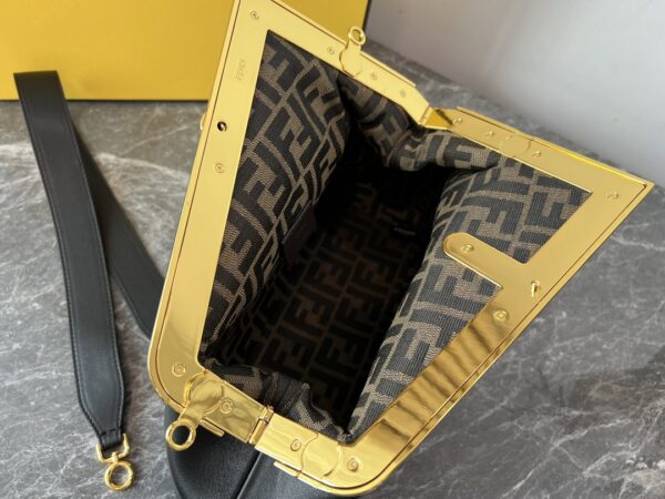 Fendi First Small  Handbag – Black - Image 4