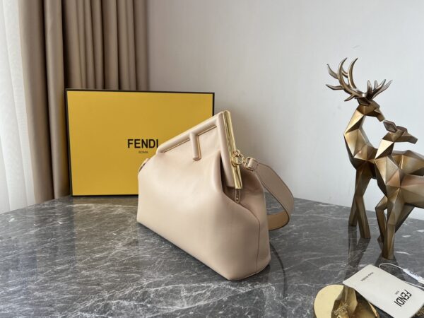 Fendi First Small Handbag - Beige - Image 2