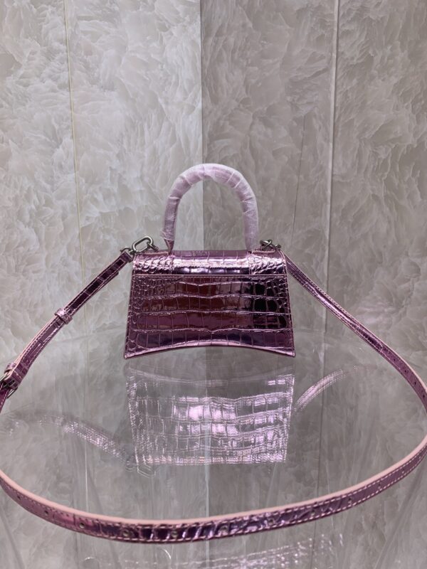 Balenciaga Heavyweight Hourglass Large Bag - Shimmery Pink - Image 2