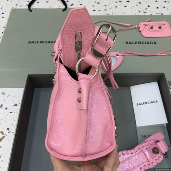 Balenciaga Neo Cagole Motorcycle Bag - Pink - Image 4