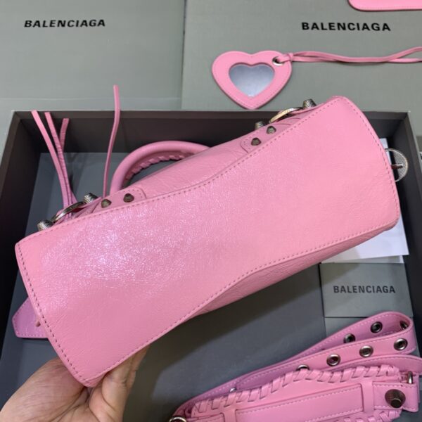 Balenciaga Neo Cagole Motorcycle Bag - Pink - Image 3
