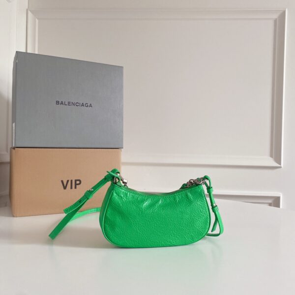 Balenciaga Le Cagole Mini Armpit Bag - Green - Image 5