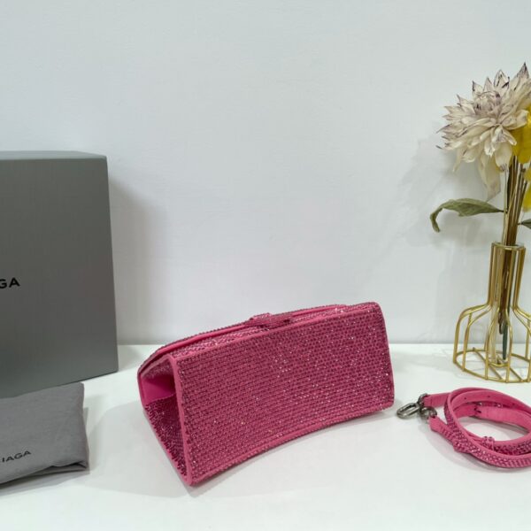 Balenciaga Diamond Hourglass Bag - Pink - Image 3