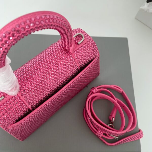 Balenciaga Super Mini Hourglass Bag - Pink - Image 3