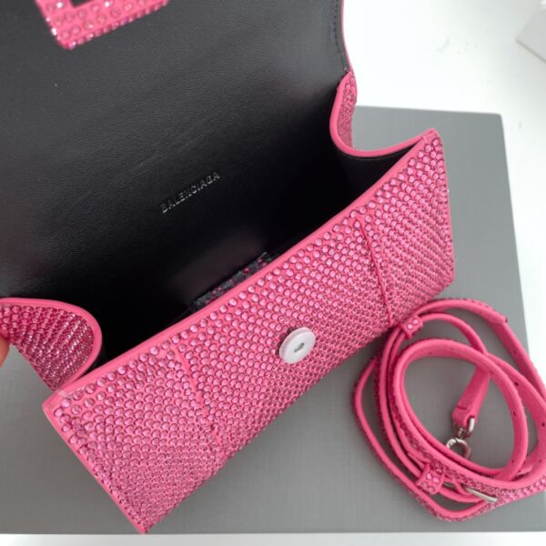 Balenciaga Super Mini Hourglass Bag - Pink - Image 2